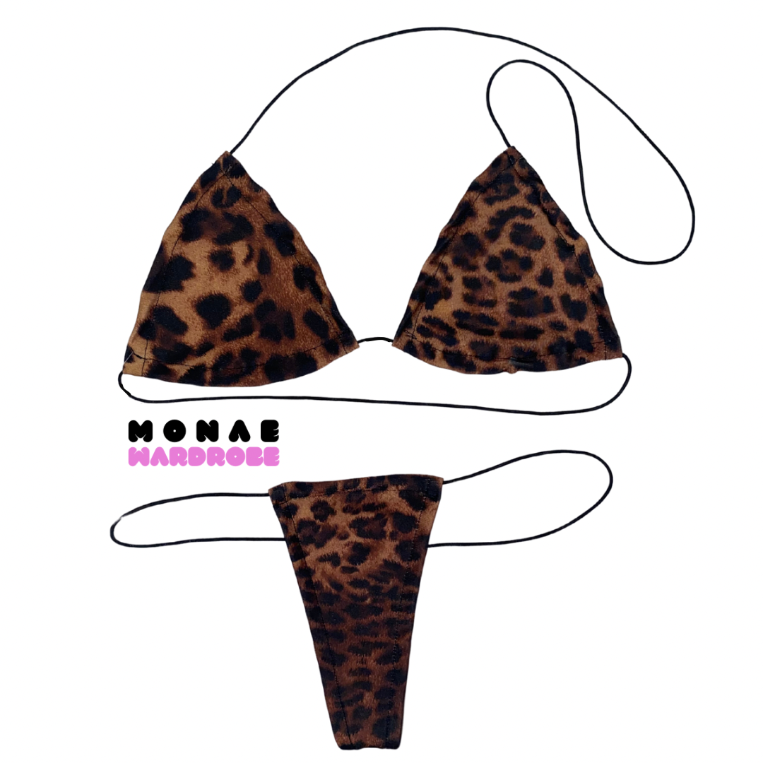 Leopard Print Microkini