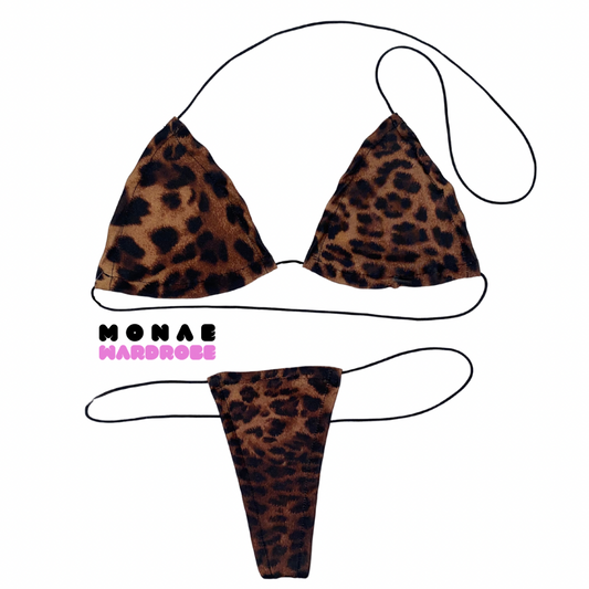 Leopard Print Microkini